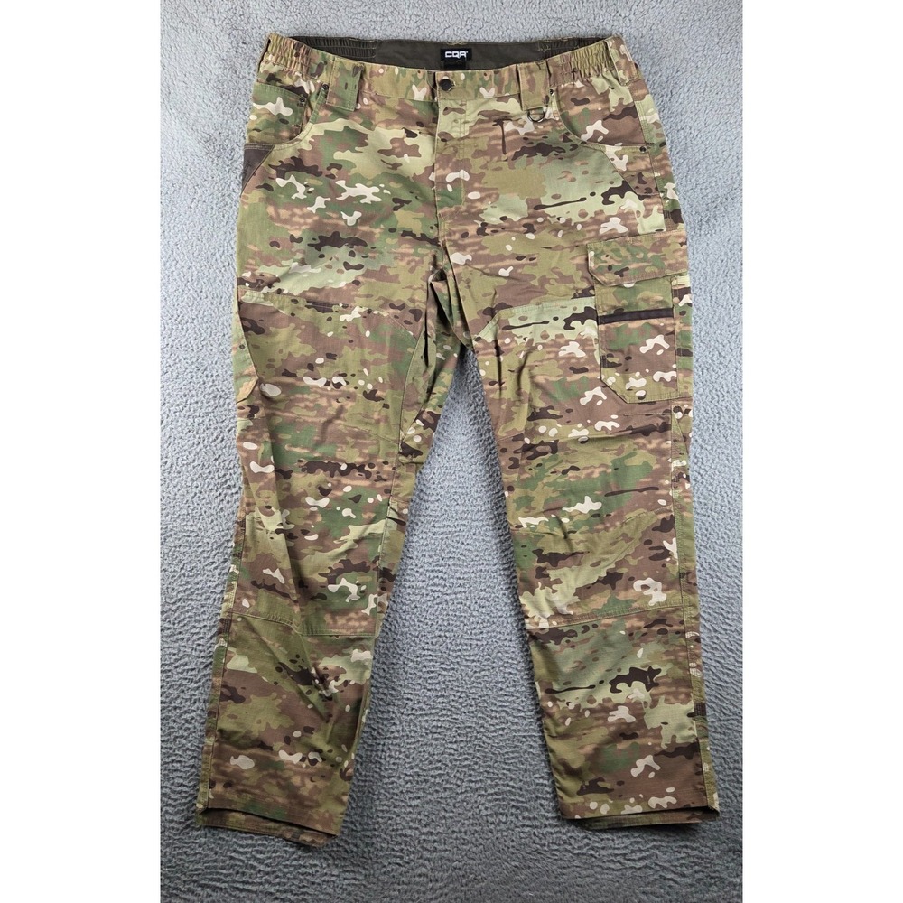 CQR‎ Tactical Cargo Pants Mens 42x32 (41x32) Multicam Camo Ripstop Military